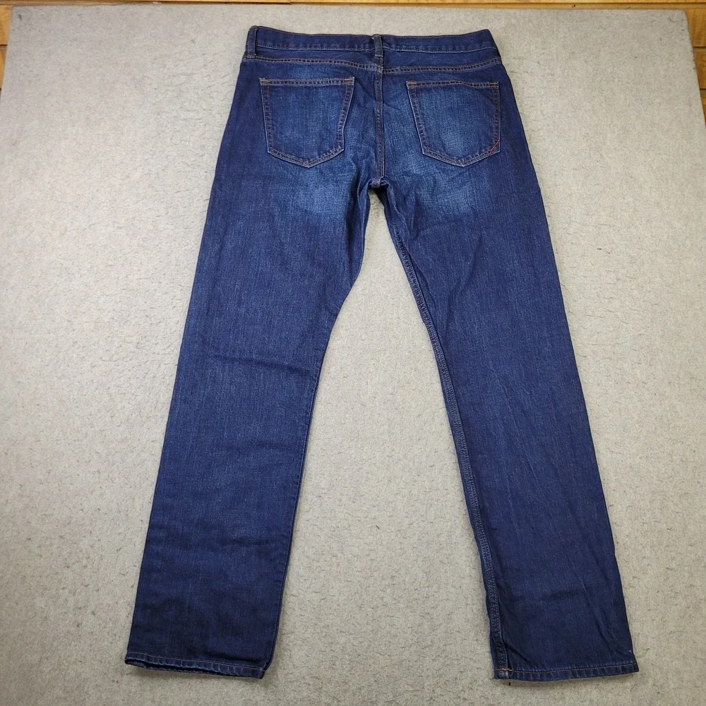 Banana Republic Slim Fit Jeans Mens 34x32 Blue Dark Wash Denim